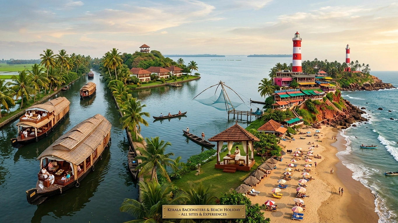 Kerala Backwaters & Beach Holiday